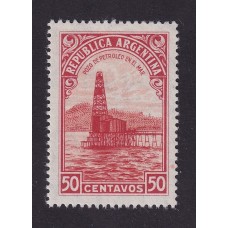 ARGENTINA 1935 GJ 759H ESTAMPILLA NUEVA CON GOMA PAPEL HOLANDES U$ 70